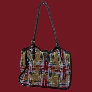 ❤️🤎Y2K Plaid Shoulder Bag🖤💙